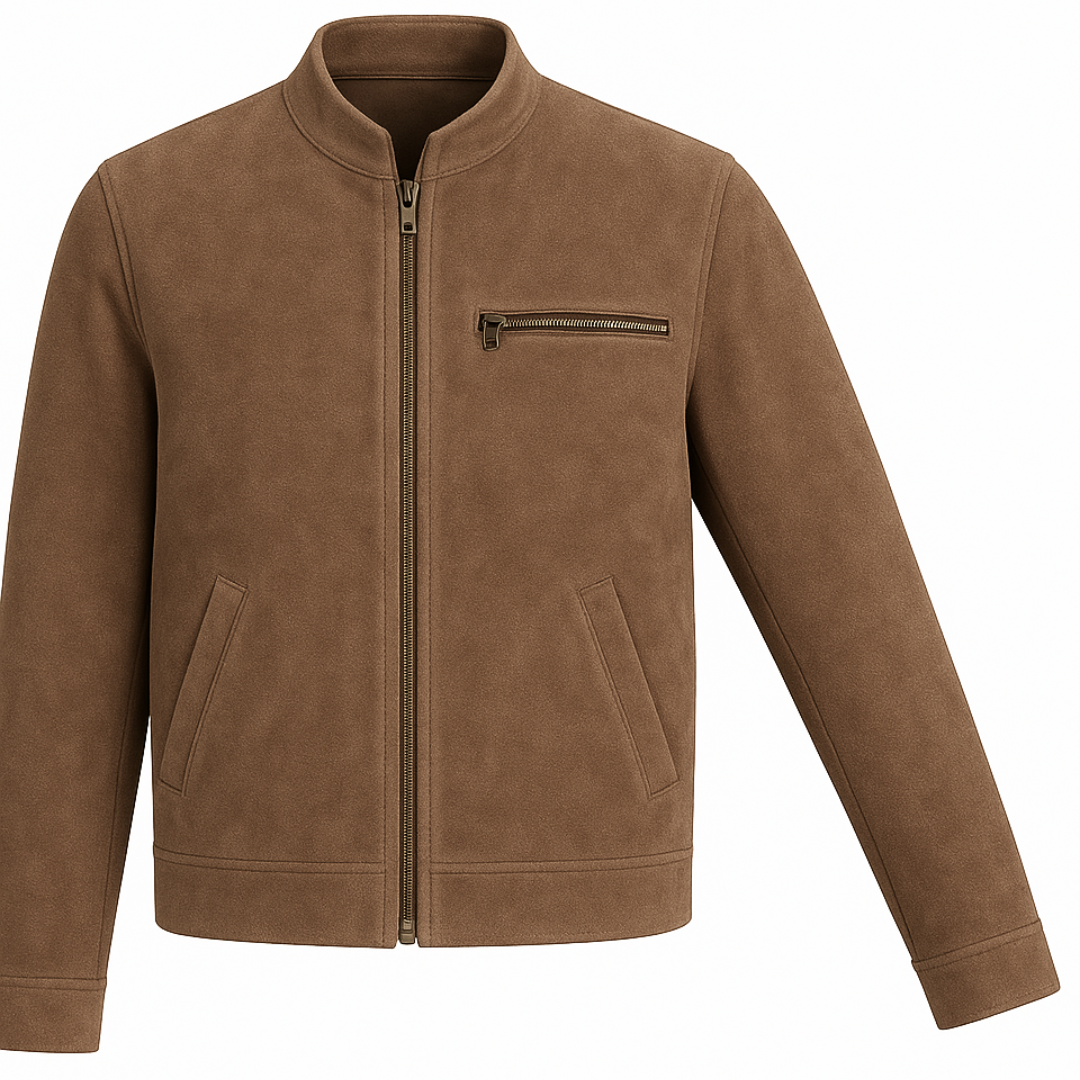 Chompa de Cuero Novo Artesanal para Hombre – Elegancia Atemporal con Toque Hecho a Mano